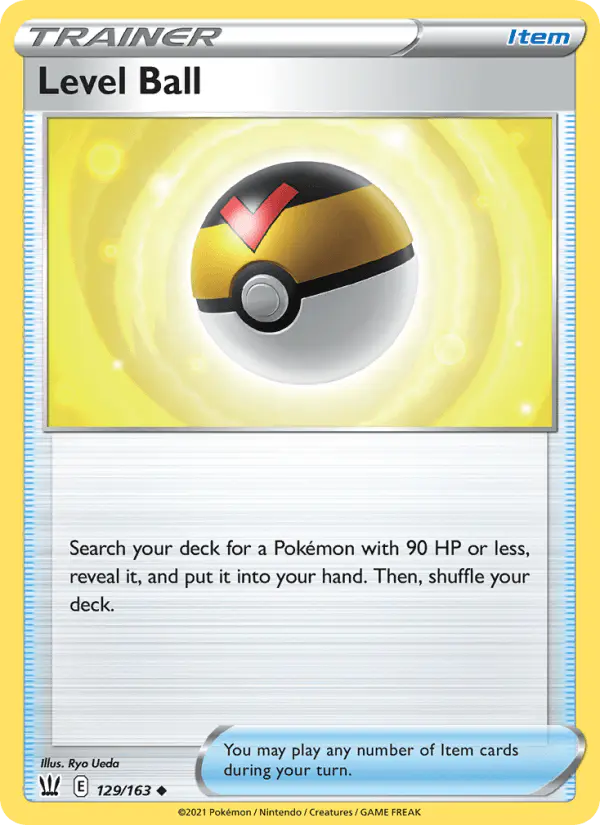 Carta Level Ball 129/163 de Battle Styles