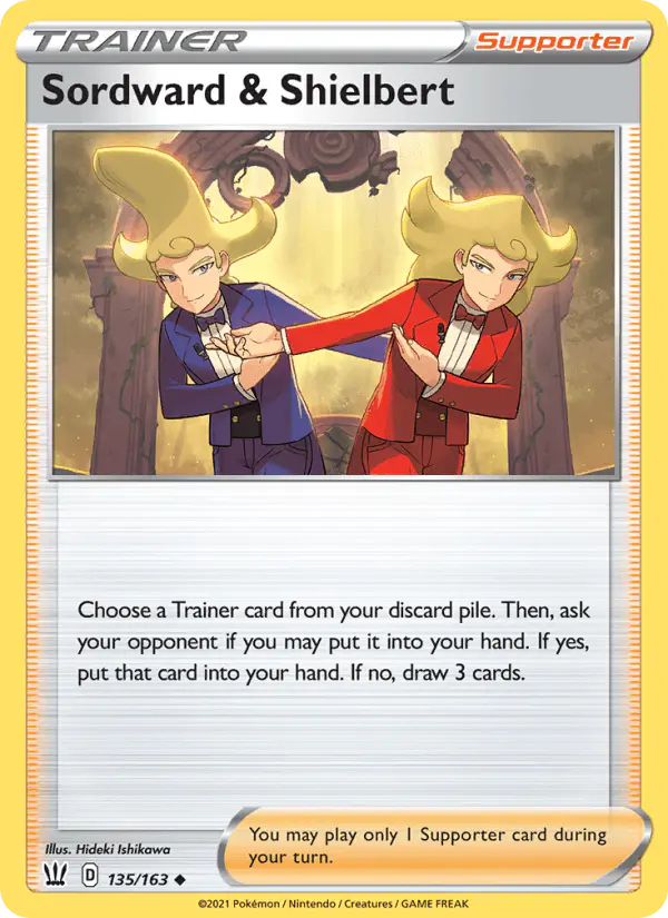 Carta Sordward & Shielbert 135/163 de Battle Styles