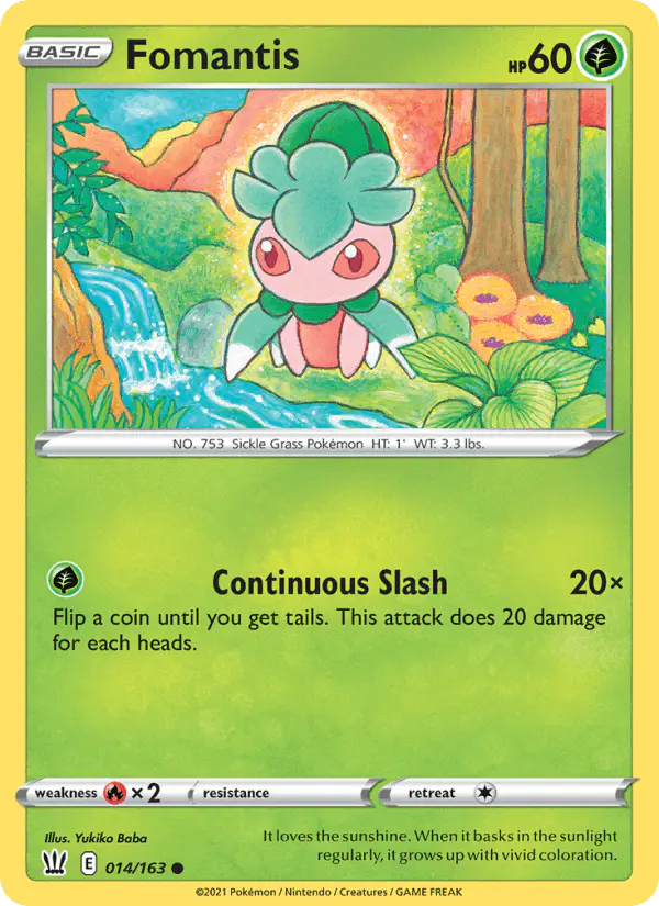 Carta Fomantis 014/163 de Battle Styles