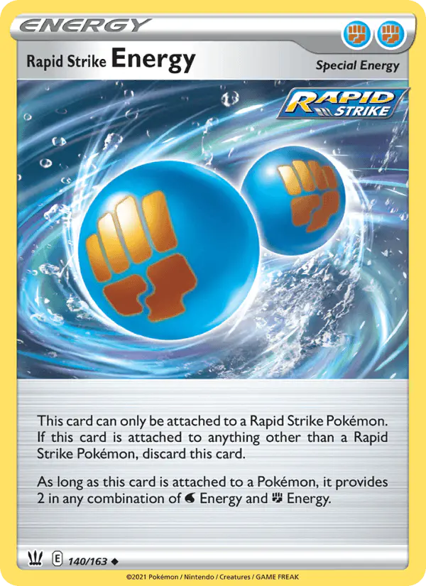 Carta Rapid Strike Energy 140/163 de Battle Styles