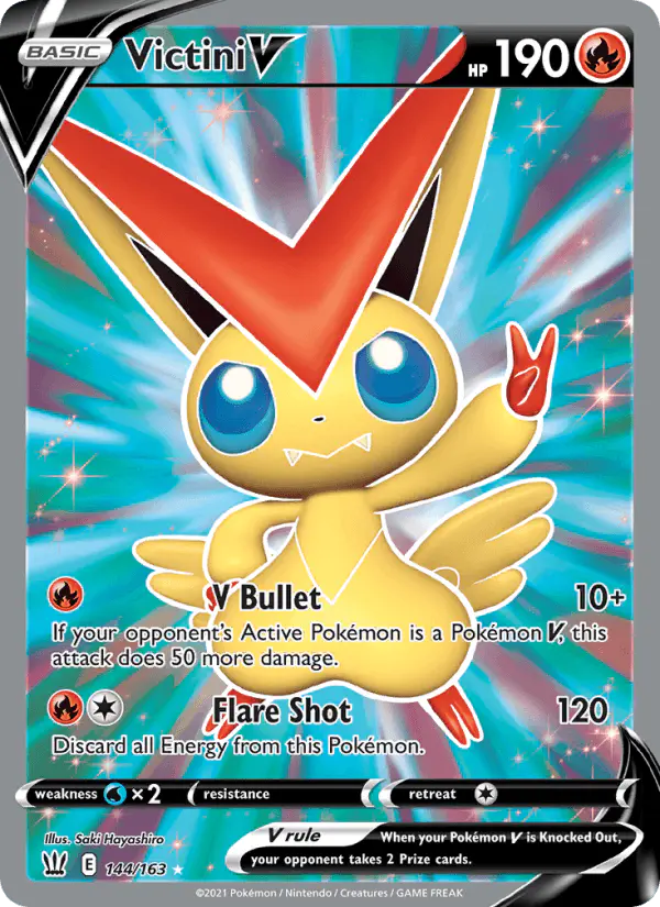 Carta Victini V 144/163 de Battle Styles