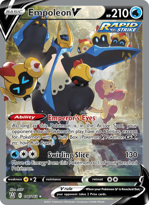 Carta Empoleon V 146/163 de Battle Styles