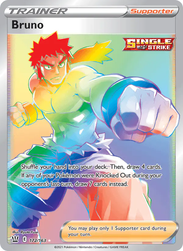Carta Bruno 172/163 de Battle Styles