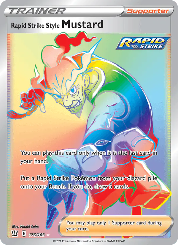 Carta Rapid Strike Style Mustard 176/163 de Battle Styles