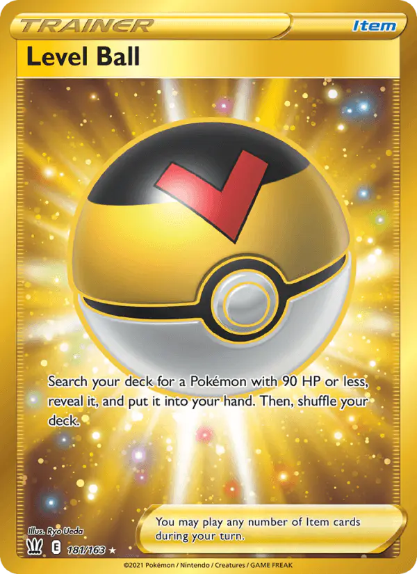 Carta Level Ball 181/163 de Battle Styles