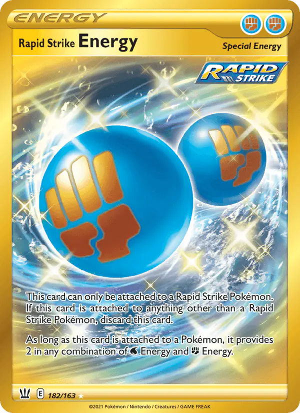 Carta Rapid Strike Energy 182/163 de Battle Styles