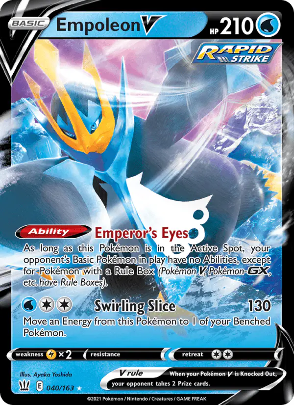 Carta Empoleon V 040/163 de Battle Styles