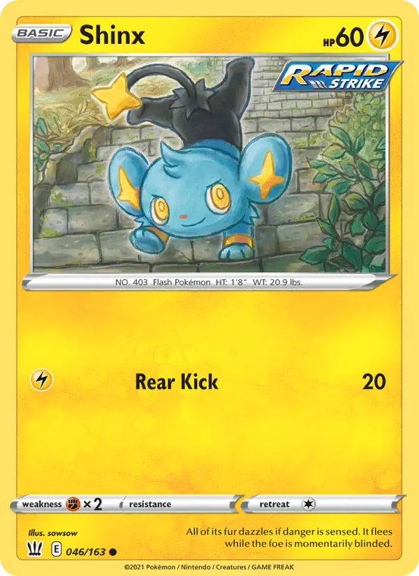 Carta Shinx 046/163 de Battle Styles