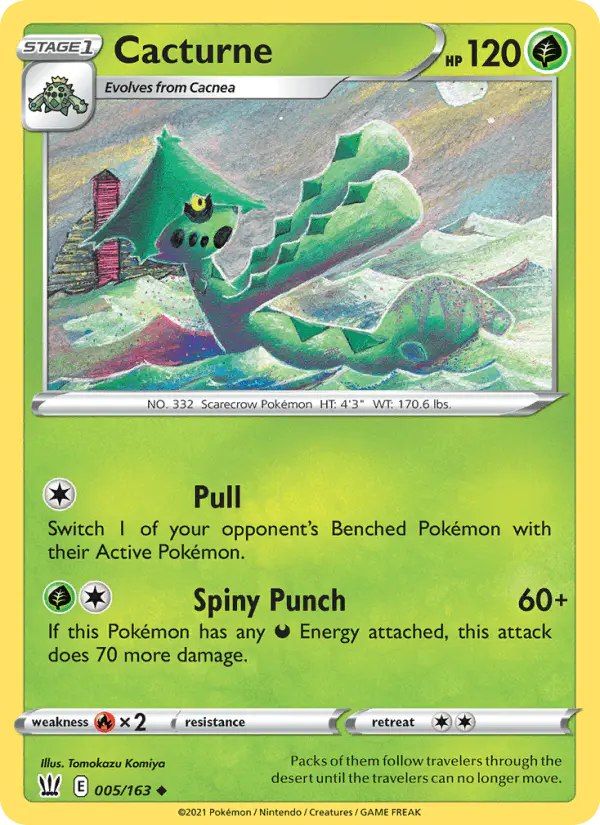 Carta Cacturne 005/163 de Battle Styles