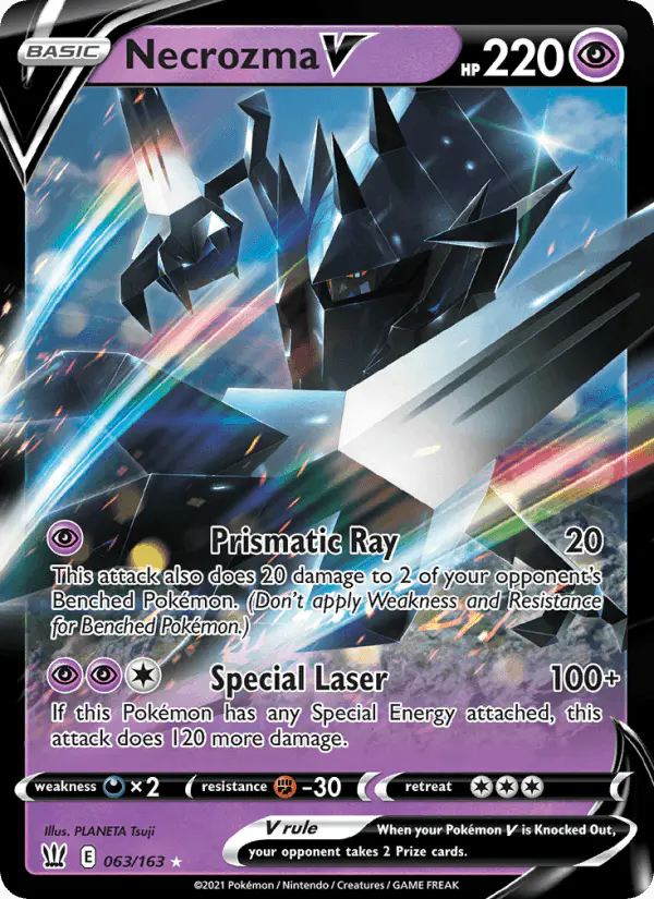 Carta Necrozma V 063/163 de Battle Styles