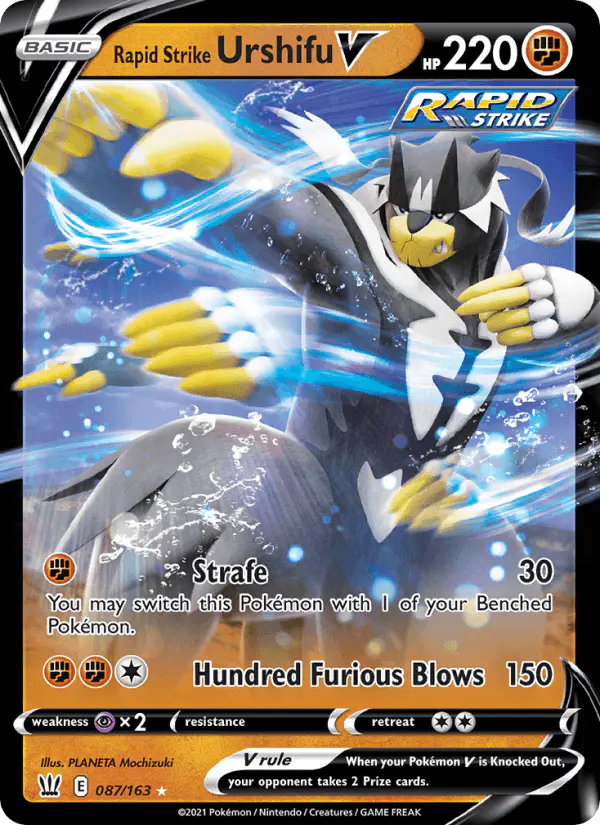 Carta Rapid Strike Urshifu V 087/163 de Battle Styles