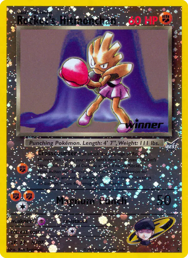 Carta Rocket’s Hitmonchan 9/9 de Best of game