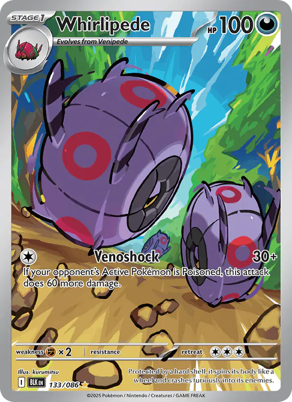 Carta Whirlipede 133/086 de Black Bolt