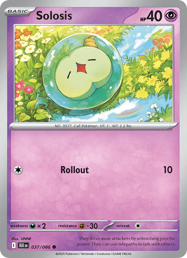 Carta Solosis 037/086 de Black Bolt