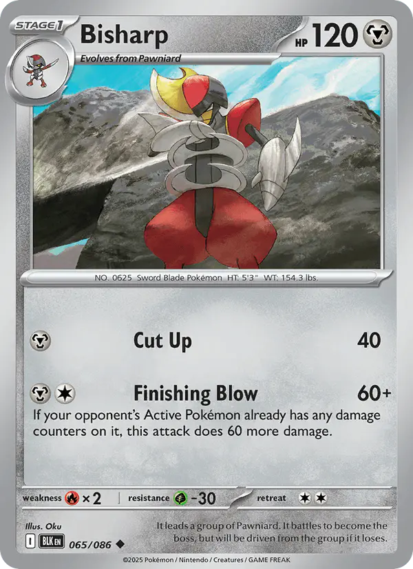 Carta Bisharp 065/086 de Black Bolt