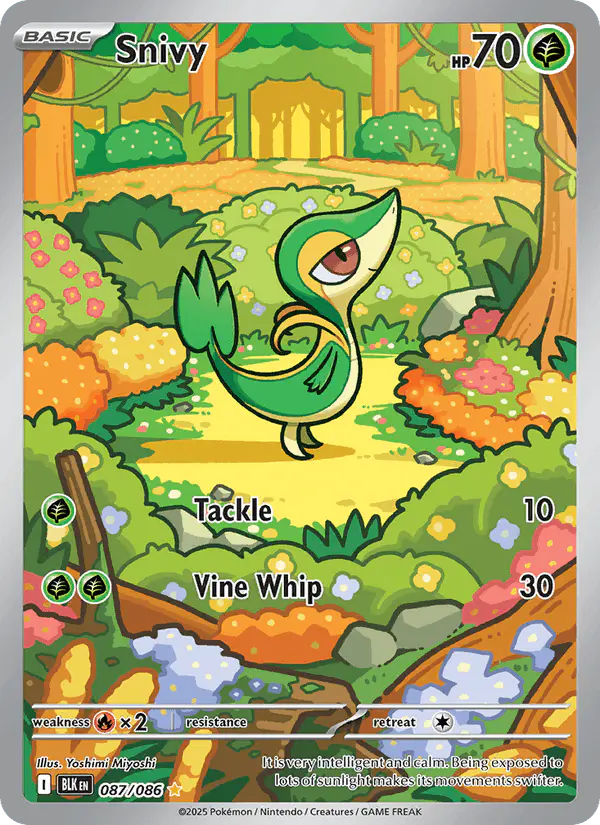 Carta Snivy 087/086 de Black Bolt