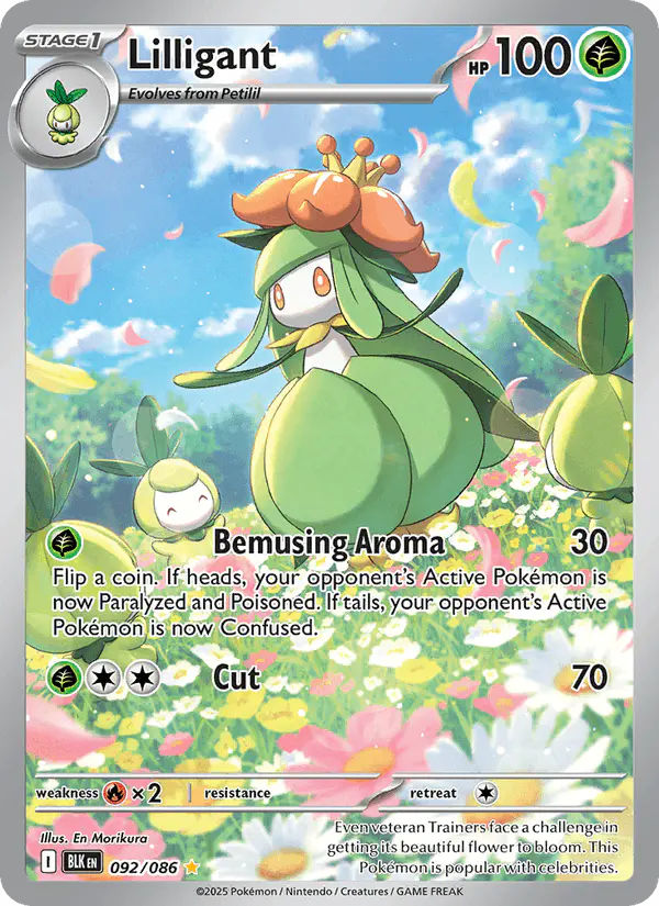Carta Lilligant 092/086 de Black Bolt