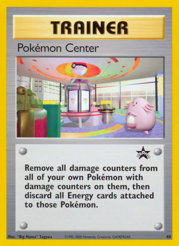 Carta Pokémon Center #40 de Wizards Black Star Promos