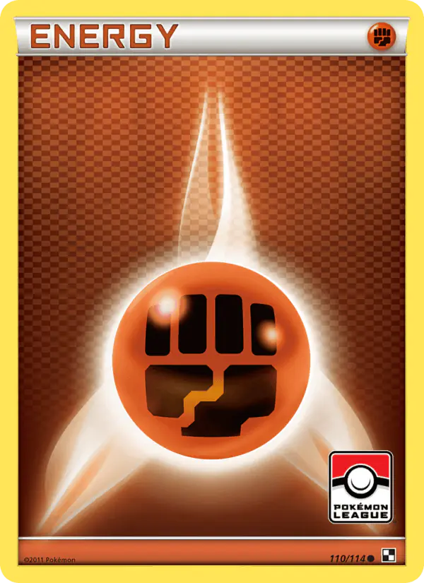 Carta Fighting Energy 110/114 de Black & White