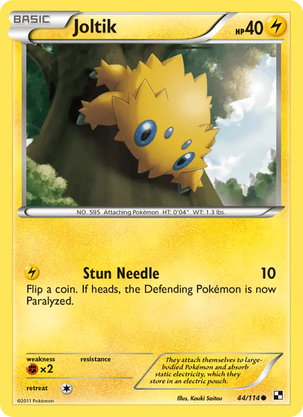Carta Joltik 44/114 de Black & White
