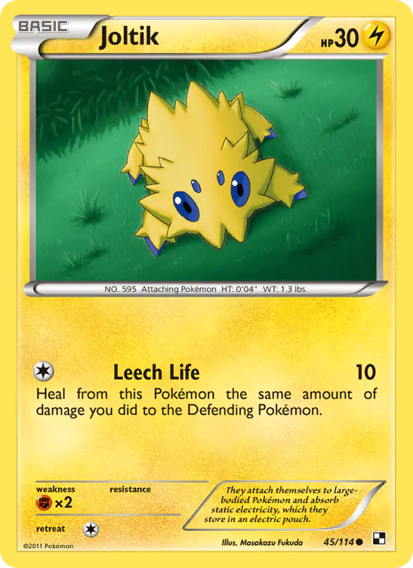 Carta Joltik 45/114 de Black & White