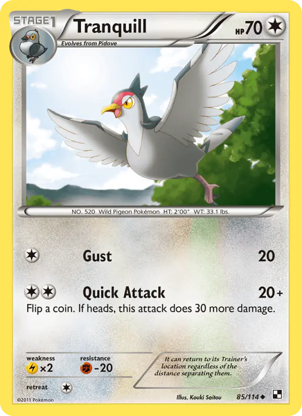 Carta Tranquill 85/114 de Black & White