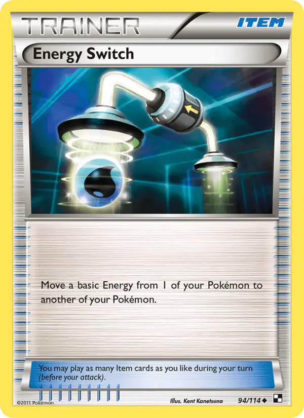 Carta Energy Switch 94/114 de Black & White