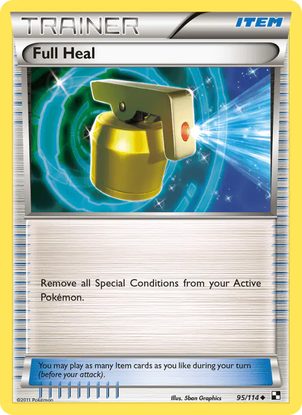 Carta Full Heal 95/114 de Black & White