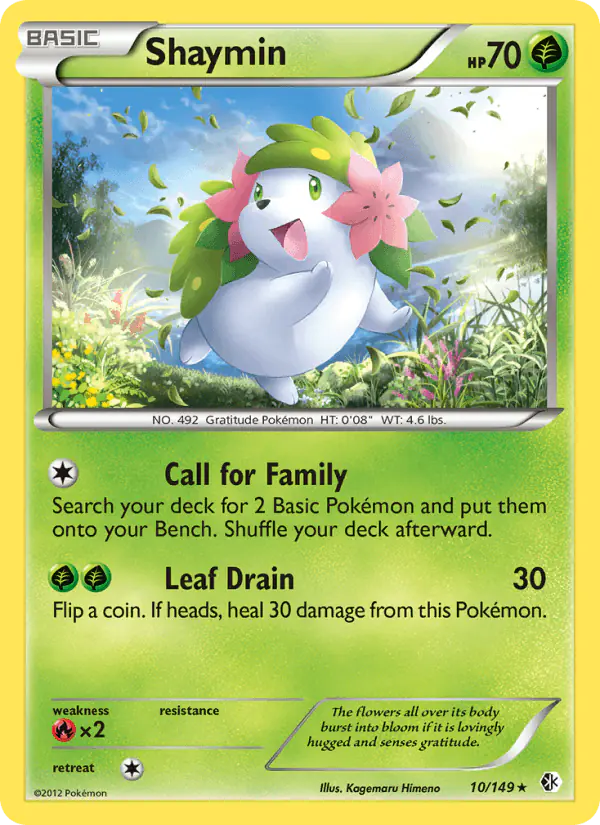 Carta Shaymin 10/149 de Boundaries Crossed