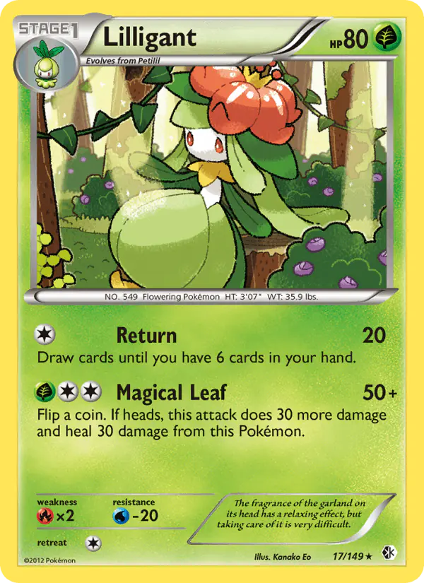 Carta Lilligant 17/149 de Boundaries Crossed