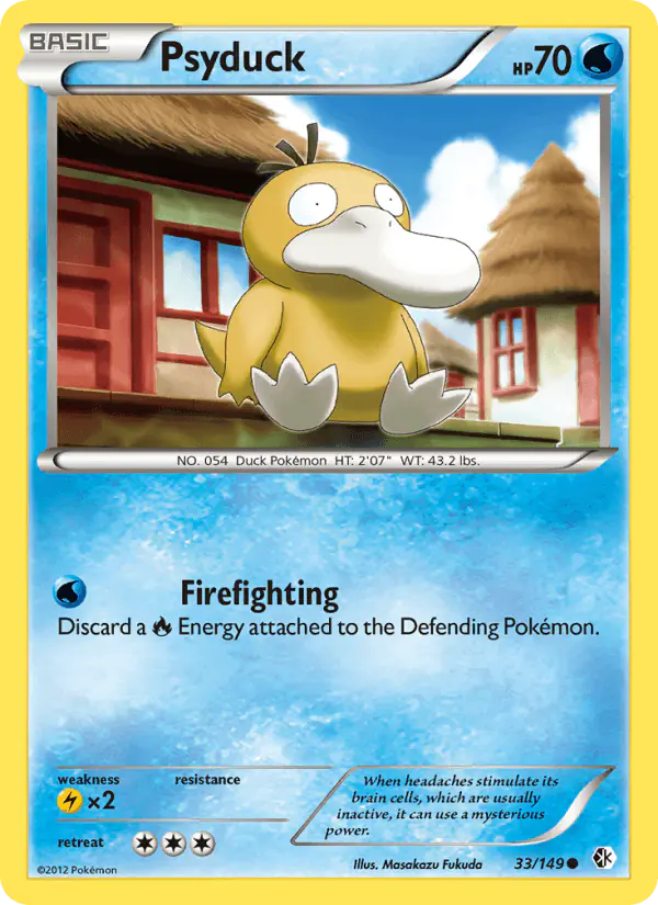 Carta Psyduck 33/149 de Boundaries Crossed