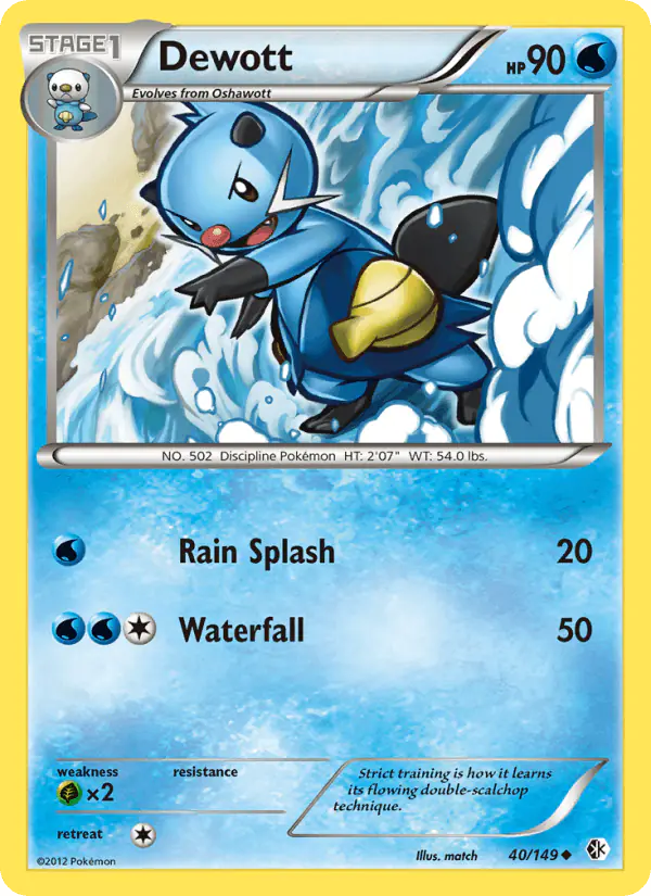 Carta Dewott 40/149 de Boundaries Crossed