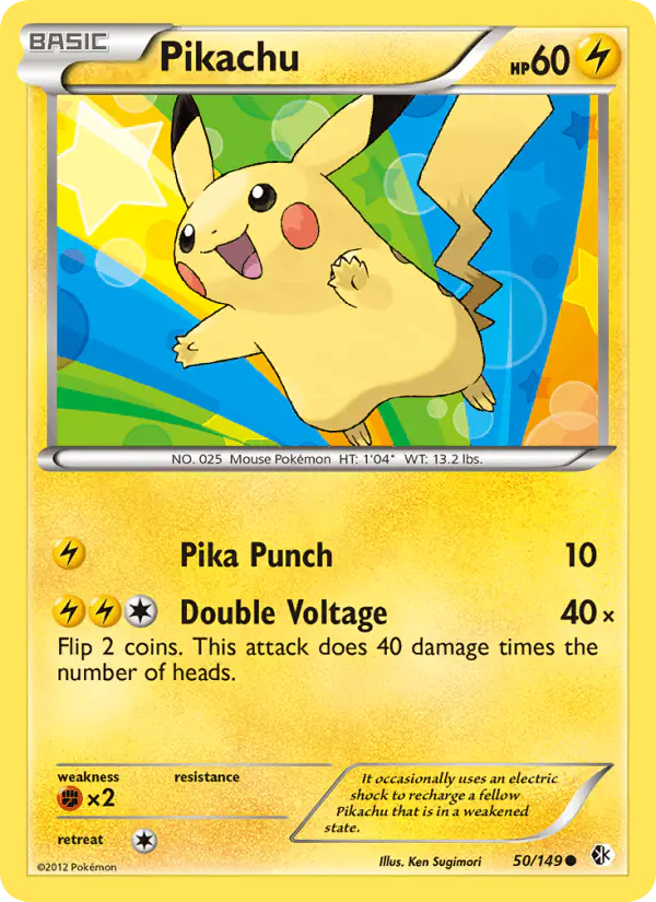 Carta Pikachu 50/149 de Boundaries Crossed