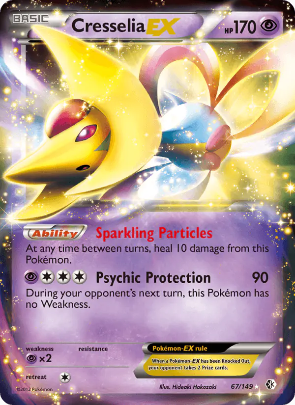 Carta Cresselia-EX 67/149 de Boundaries Crossed