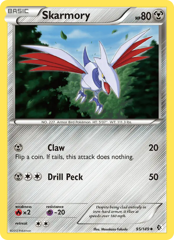 Carta Skarmory 95/149 de Boundaries Crossed