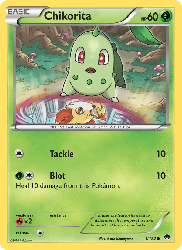 Carta Chikorita 1/122 de BREAKpoint
