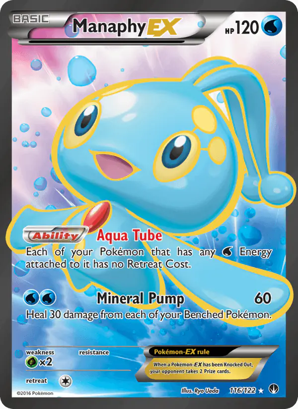 Carta Manaphy EX 116/122 de BREAKpoint