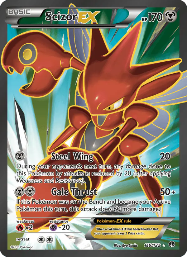 Carta Scizor EX 119/122 de BREAKpoint