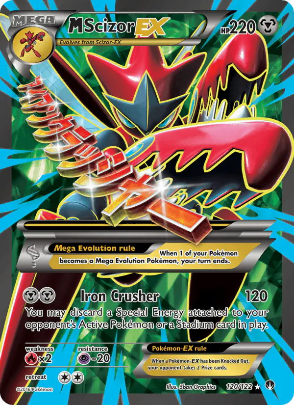 Carta M Scizor EX 120/122 de BREAKpoint