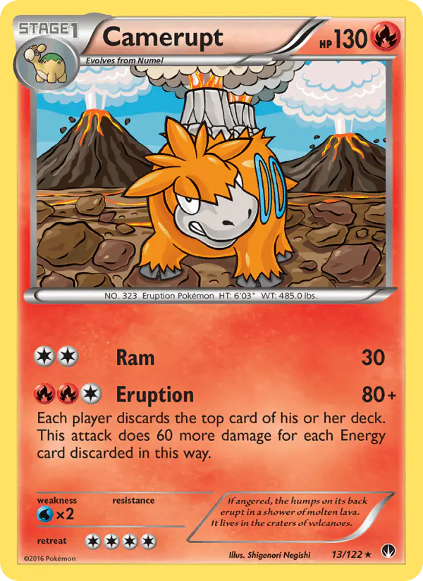 Carta Camerupt 13/122 de BREAKpoint