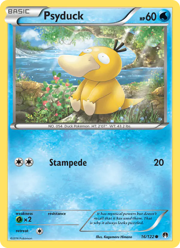 Carta Psyduck 16/122 de BREAKpoint