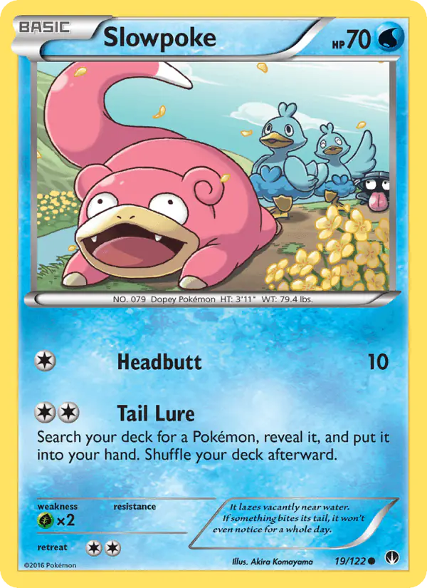 Carta Slowpoke 19/122 de BREAKpoint