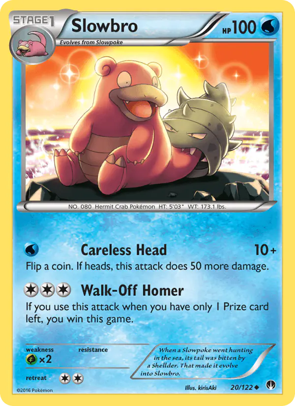 Carta Slowbro 20/122 de BREAKpoint