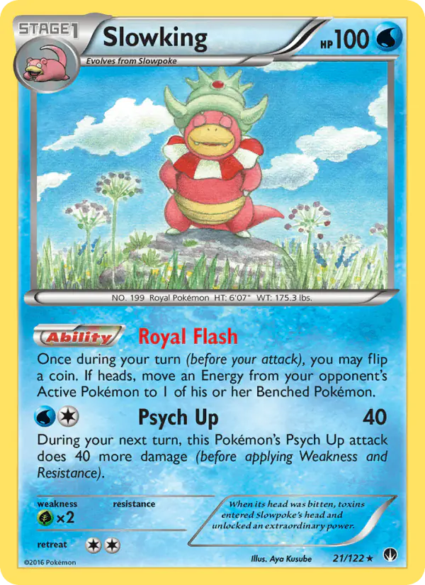 Carta Slowking 21/122 de BREAKpoint
