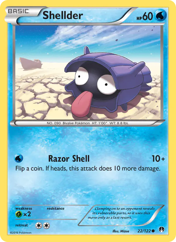 Carta Shellder 22/122 de BREAKpoint