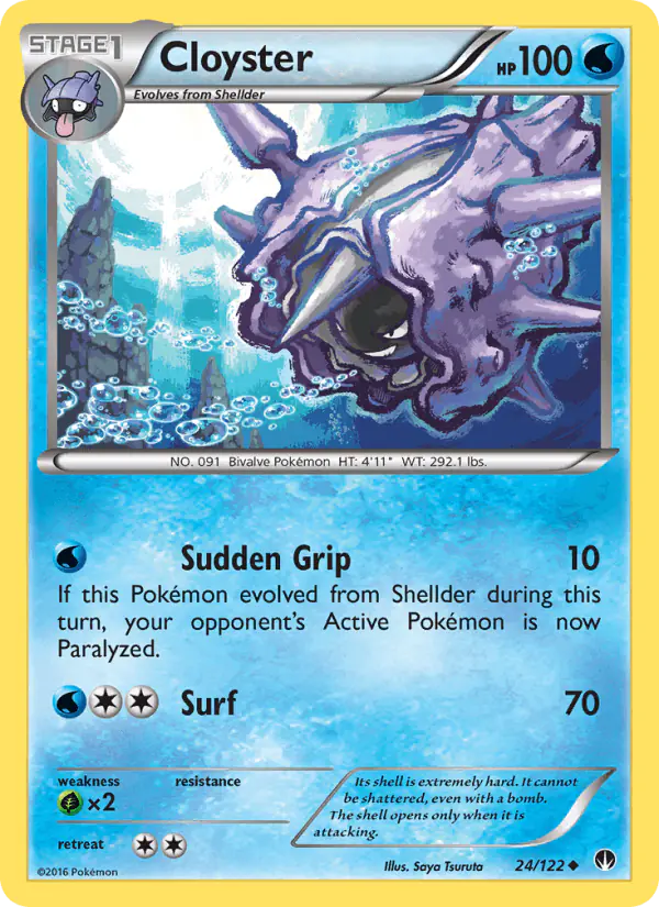 Carta Cloyster 24/122 de BREAKpoint