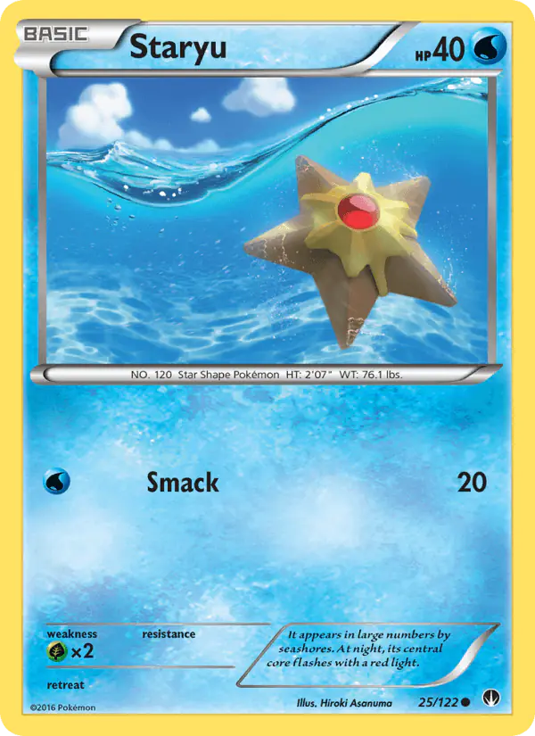 Carta Staryu 25/122 de BREAKpoint