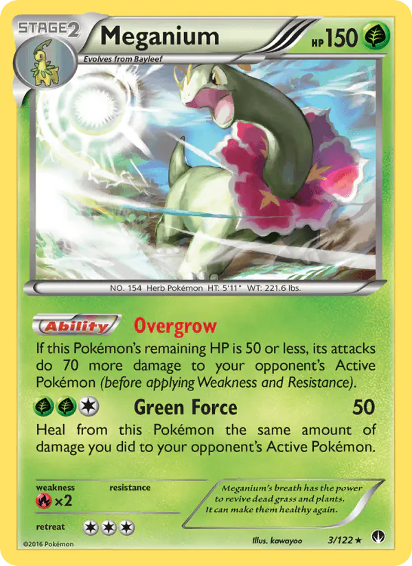 Carta Meganium 3/122 de BREAKpoint