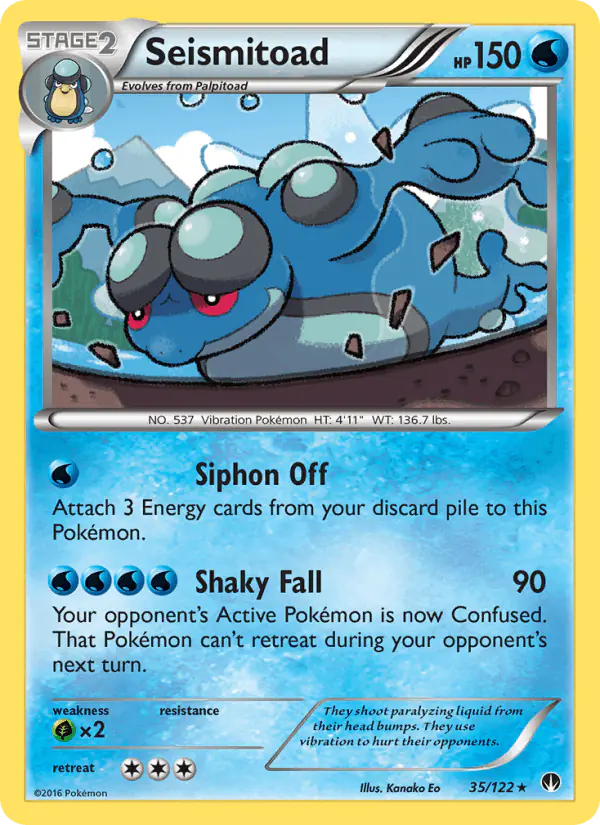 Carta Seismitoad 35/122 de BREAKpoint