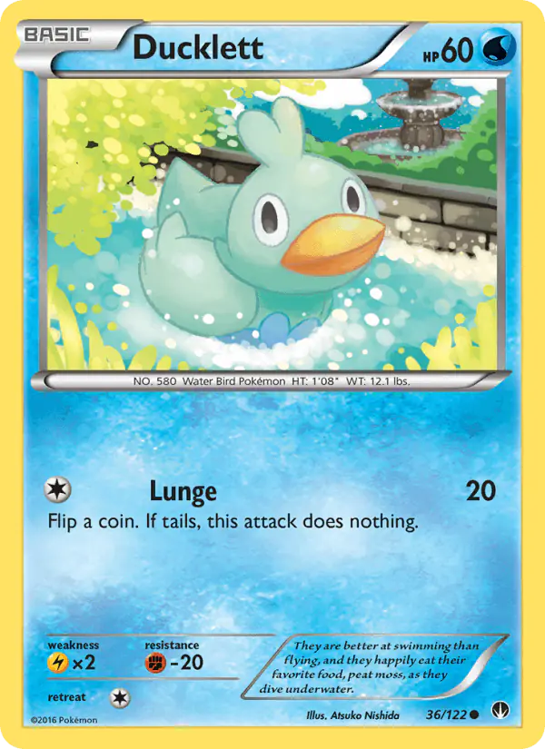 Carta Ducklett 36/122 de BREAKpoint